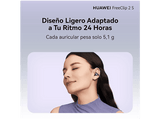 Auriculares conducción de aire - Huawei FreeClip 2 S, 38h Autonomía, Bluetooth, Waterproof, 4 Micrófonos, Deepsea Blue