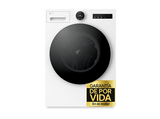 Lavadora carga frontal - LG F4X9009TWCE, 9 kg, 1400 rpm, 23 programas, TurboWash™ 360°, Selector LCD, Clase A-60%, Blanco