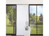 Accesorio aire acondicionado - Koenic KDS 125, 4 Cremalleras, Cinta Autoadherente, 210x90 cm, Blanco