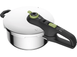Olla express - Tefal Secure Trendy P2580400, 4 L, 2 funciones, Acero inoxidable, Verde