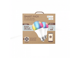 Bombilla inteligente - muvit iO pack 2 Bombillas A60, E27 800lm, 9W, RGB+CCT