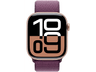 Apple Watch Series 10 (2024), GPS, 46 mm, Gesto de doble toque, Caja de aluminio Oro rosa, Correa deportiva Rosa rubor, Talla S/M