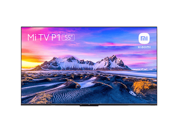 TV LED 55" - Xiaomi Mi TV P1, UHD 4K, Smart TV, HDR10+, Control por voz, Dolby Audio™ y DTS-HD, Negro