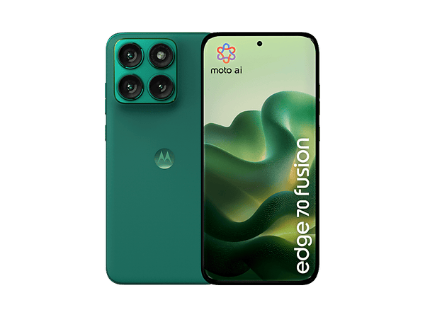 Móvil - motorola edge 70 fusion, Sporting Green, 256 GB, 8 GB RAM, 6.78" Extreme AMOLED, Qualcomm Snapdragon 7s Gen 3, 7000 mAh