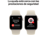 Apple Watch SE 3 (2026), GPS, 44 mm, Caja de aluminio Medianoche, Correa deportiva Azul marino, Talla S/M, Siri AI
