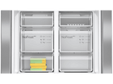Frigorífico americano - Bosch KFN96VPEA, No Frost, 183 cm, 605 l, Sistema MultiAir Flow, Capacidad XXL ancho especial 90 cm, Acero Inox
