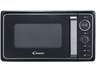 Microondas con grill - Candy DIVOG20CMB, 900W, 6 niveles, Display digital circular, 20 l, Negro