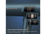 Secador - Rowenta Maestria For You HY9430, 1800 W, Pantalla LED integrada, 225 km/h, 6 Accesorios, Estuche premium, Azul metalizado