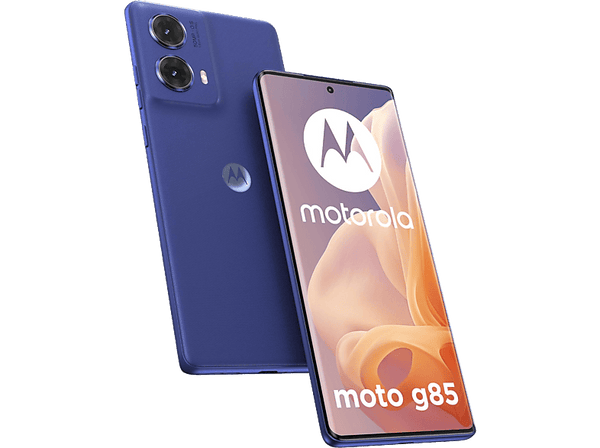Móvil - Motorola g85 5G, Cobalt Blue, 256 GB, 12 GB RAM, 6.67" pOLED FHD+ 120Hz, Snapdragon 6s de 3.ª gen., 5000 mAh, Android