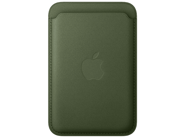 Apple Cartera de trenzado fino con MagSafe, Para todos los iPhone 12, 13, 14, 15, 16, 17 y Air, Musgo