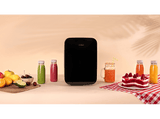 Nevera pequeña - Cecotec Bolero MiniCooling 6L Bahamas Black, 6 l, Función frío y caliente, 5-65 ºC, Ideal coche y caravana, 12V-220 V, Black