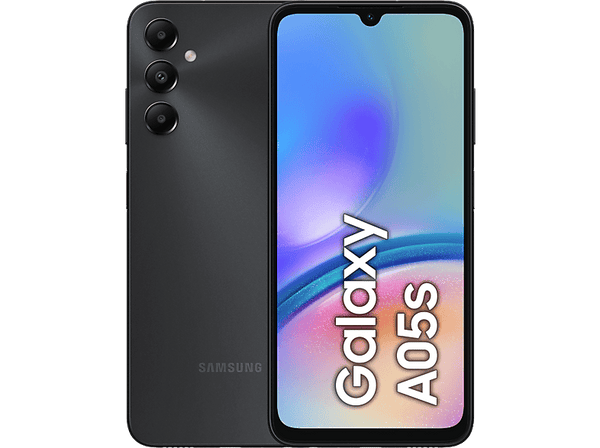 Móvil - Samsung Galaxy A05s, Black, 64GB, 4GB RAM, 6.7", Qualcomm Snapdragon 680, 5000mAh, Android 14