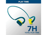 Auriculares deportivos - CellularLine SPIRIT,  Supraaurales, Bluetooth, Universal, Verde / Lima