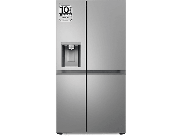 Frigorífico americano - LG GSLE81PYBC, No Frost, 179 cm, 628 l, DoorCooling+™, SpacePlus™, Inox antihuellas