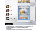Frigorífico combi integrable - Samsung BRB80F30ADS0EF, Twin Cooling, 193.5 cm, 298 l, AI Energy Mode y Wifi, Sin panelar