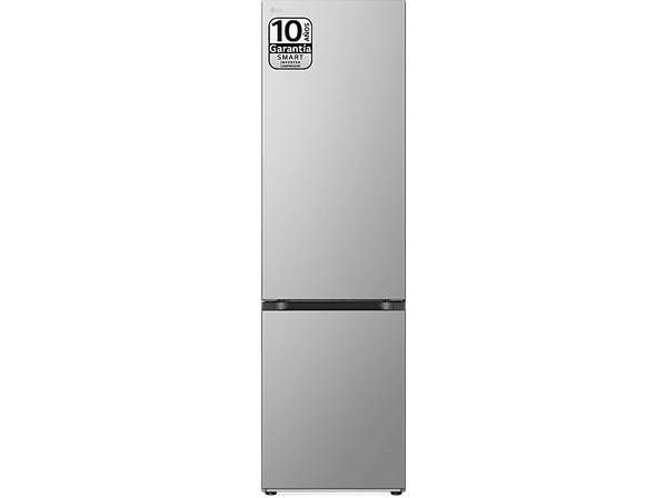 Frigorífico combi - LG GBV3200DPY, Total no Frost, 203 cm, 387 L, DoorCooling+™, FRESHConverter™, Inox antihuellas