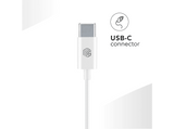 Auriculares - Music Sound AIR CAPSULE, De cable, Escucha inmersiva, Blanco