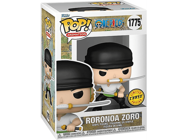 Figura Funko Pop! - One Piece:  Zoro Chase, Vinilo, 10 cm