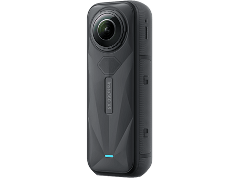 Cámara deportiva - Insta360 X5 Esencial, 8K, 360º, 185 min Autonomía, Vídeo HDR Activo 5,7K a 60 fps, Negro