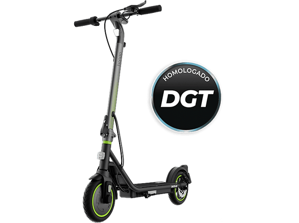 Patinete eléctrico - Cecotec Bongo D30, 500 W, 250 W, Autonomía 30 km, Inclinación 15%, Ruedas 8.5", Black