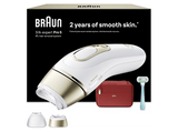 Depiladora IPL - Braun Luz Pulsada Silk·expert Pro 5 PL5221, Depilación en casa, Sensor SmartSkinProtect, Cabezal Smart Flex y de precisión