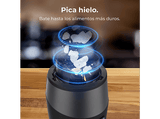 Batidora de vaso - Cecotec Power Titanium 900 ProGo, 900W, 2 vasos portátiles de 570 ml, 4 cuchillas de titanio, Asa de silicona, Pica hielo, Negro