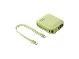 Powerbank - CellularLine Pocket, 10000 mAh, Carga rápida, 20 W, Hasta 72h de carga, USB C, Verde