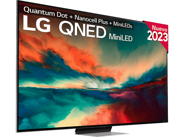 TV QNED Mini LED 75" - LG 75QNED866RE, UHD 4K, Procesador Inteligente α7 4K Gen6, Smart TV, DVB-T2 (H.265), Negro
