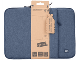 Funda portátil - ISY IST-1100-1-BK, 11, Tereftalato de polietileno reciclado, Para Portátiles de 10-11, Azul
