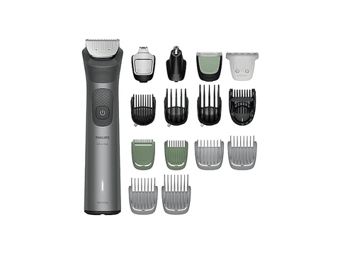 Afeitadora corporal - Philips All in One S7000 MG7951/15, Recortador 17 en 1, Precisión 0,2 mm, BeardSense, Autoafilable, 120min, Uso Seco/Mojado