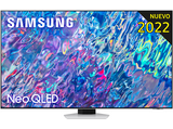 TV QLED 55 - Samsung QE55QN85BATXXC, Neo QLED 4K, Procesador Neo QLED 4K con IA, Smart TV, Plata