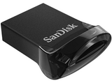 Memoria USB 256 GB - SanDisk Ultra Fit, USB 3.2, Hasta 400MB/s, Compacta, Protección por contraseña, Negro