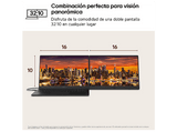 Monitor - LG 17MT70, 17 WQXGA, 60 Hz, 5 ms, IPS, 2x USB-C, Compatible con PC y smartphones, Gris