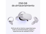 Gafas de realidad virtual - Meta Quest 2, 256 GB, Blanco