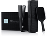 Plancha de pelo - ghd Max gift set, Cerámica, 150 W, 185 °C, Placas anchas, Negro
