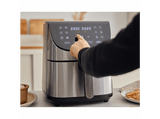Freidora de aire - MasterPRO BGMP-9309, 1700 W, 7 l, 12 programas, Temporizador, Plata