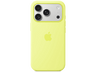Apple Funda de silicona con MagSafe, Para iPhone 17 Pro, Compatible con correa Crossbody, Amarillo neón
