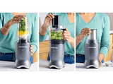 Licuadora - nutribullet Ultra Plus+, Sistema 3 en 1 compacto, 1200 W, 0.9 l, Procesador de alimentos, Molinillo, Batidora, Gris oscuro