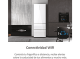 Frigoríficos combi - Haier  3D 70 Series 7 HTW7720DNGW, No Frost, 200.6 cm, Ancho especial 70 cm, 483 l, Cajones Direct Access, Wi-Fi, Blanco