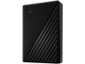 Disco duro externo 6TB - WD My Passport, Portátil, HDD, USB 3.2, Funciona con Chromebook, Negro