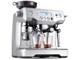 Cafetera express - Sage Oracle SES980BSS4EEU1, 15 bar, 2400 W, 2 Tazas, Pantalla LCD y botones, Acero Inoxidable