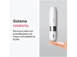 Depiladora facial - Braun Face Mini Rasuradora FS1000, Rápida y suave, Fácil de llevar, Luz Smartlight, Blanco