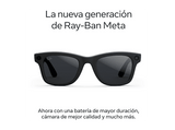 Gafas IA - Ray-Ban Meta Wayfarer (Gen 2), Negro mate, Lentes Transitions® en gris, Talla estándar