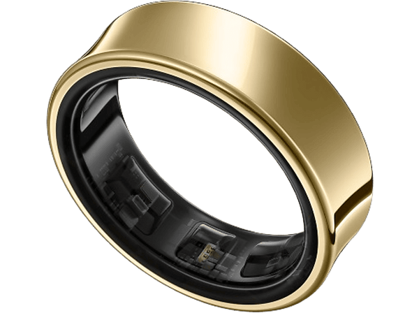 Anillo Inteligente - Samsung Galaxy Ring, Tamaño 10 (19.8 mm), Oro, IA, Titanio, Batería hasta 7 días, BT 5.4, ANC