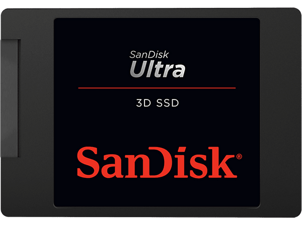 Disco duro SSD interno 2 TB -  Sandisk Ultra 3D, 2.5", Lectura de hasta 560 MB/s, SATA III, nCaché™ 2.0, Negro