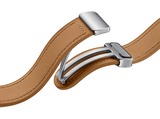 Correa - Samsung  ET-SHR94LDEGEU, Para Galaxy Watch6,  M/L, 20 mm, Con Hebilla en D, Cuero ecológico, Marrón claro