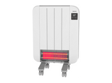 Emisor térmico - Taurus Nepal 1000, 1000 W, Tecnología Inverter, 4 Niveles de calor, Soporte de pared, Aluminio, Programable, Blanco