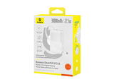 Powerbank - Baseus EnerFill Bipow 2 Pro, 30000mAh, 22.5W, Con cable retráctil Tipo-C, Carga bidireccional y simultánea, Pantalla inteligente, Blanco