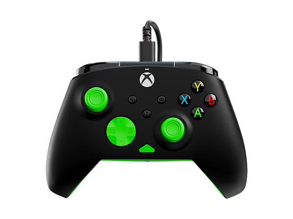 Mando Xbox - Turtle Beach Rematch™ Core, Cable, Xbox Series X|S, Xbox One y Windows 10/11, Negro/Verde