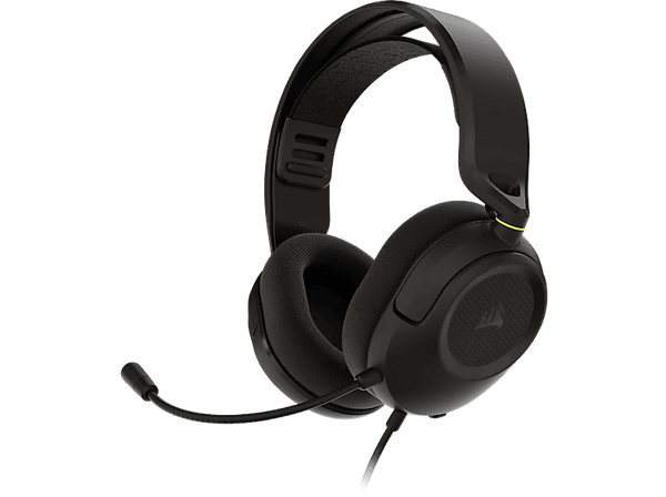 Auriculares gaming - Corsair HS35 v3, Transductores de neodimio de 50 mm, Micrófono omnidireccional, Carbono